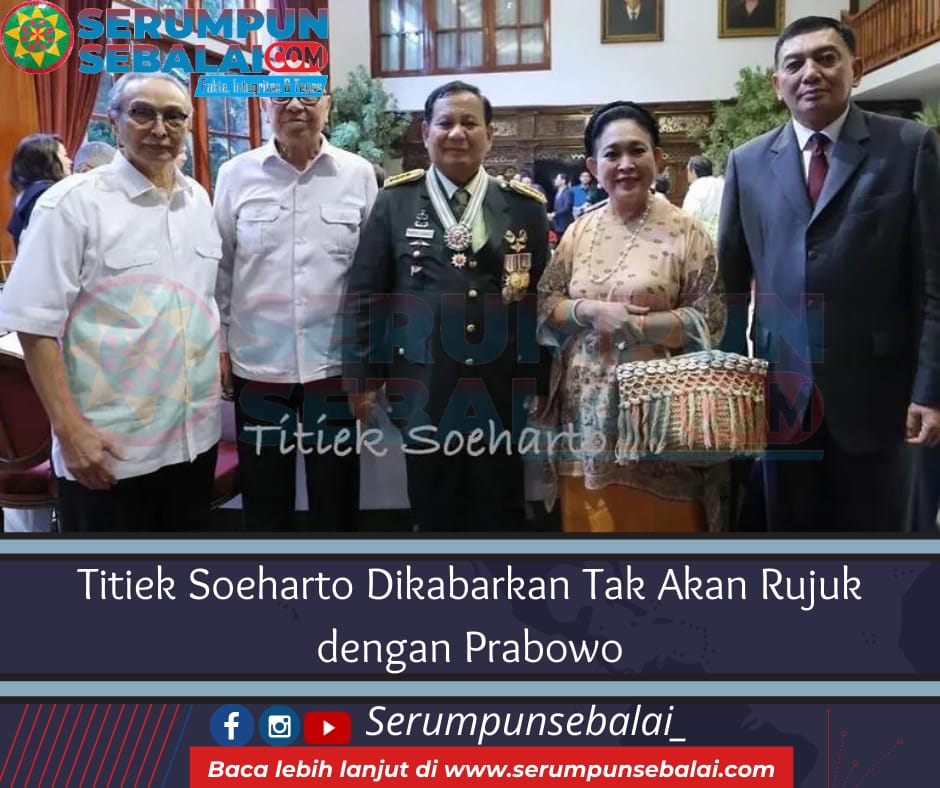 Titiek Soeharto Dikabarkan Tak Akan Rujuk Dengan Prabowo — BERANDA ...